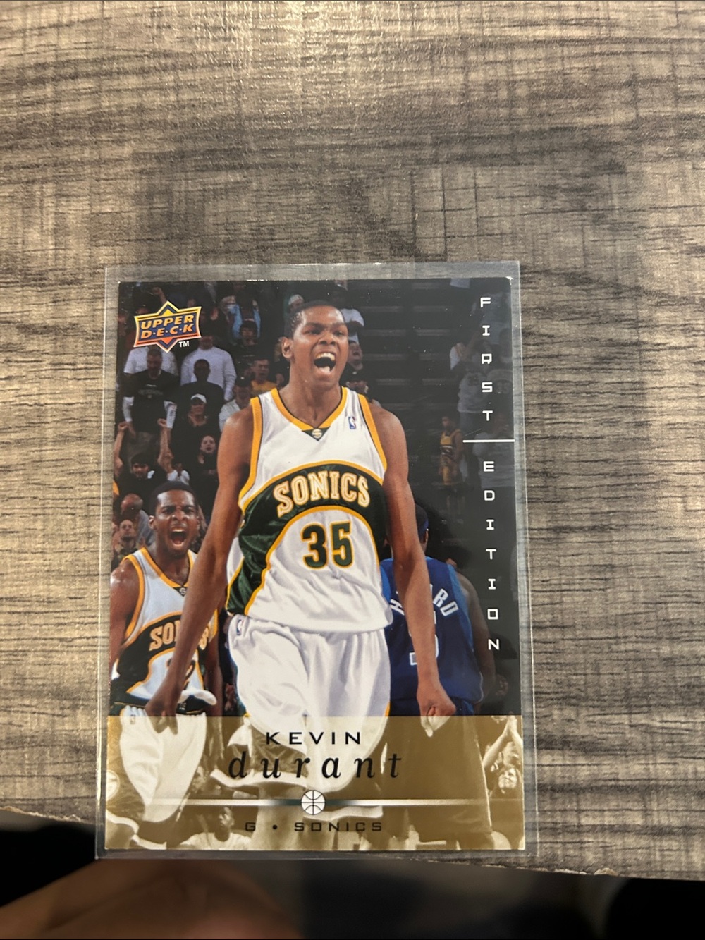 Kevin Durant Seattle SuperSonics Trading Card – White/Green/Gold
